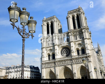 Cathédrale Notre Dame de Paris, France Banque D'Images