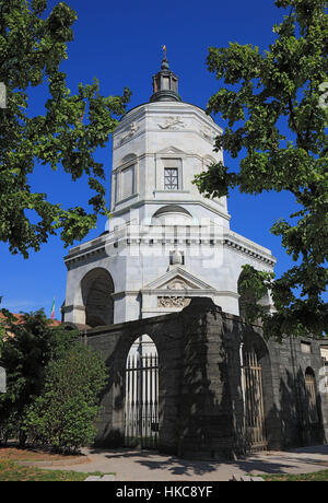 L'Italie, ville de Milan, Temple de la victoire ou de culte de la population de milan ou commémoratif des morts soliers, Tempio della Vittoria Banque D'Images