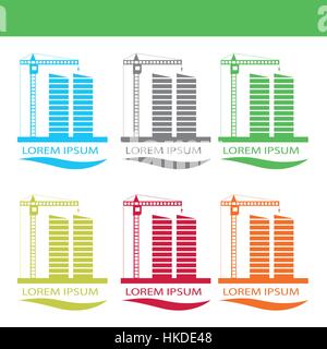 Logo Construction set Illustration de Vecteur