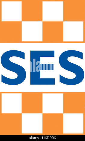 Le logo corporatif VICSES est une représentation moderne de l’identité de l’organisation. VICSES (Victoria State Emergency Service) assure la gestion des urgences à Victoria, en Australie, avec le logo symbolisant leur engagement envers la sécurité publique. Banque D'Images