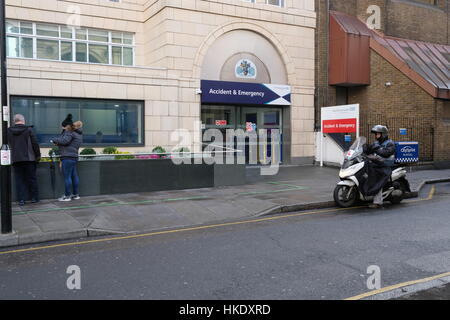 Urgences A&E, Moorfields Eye Hospital Banque D'Images