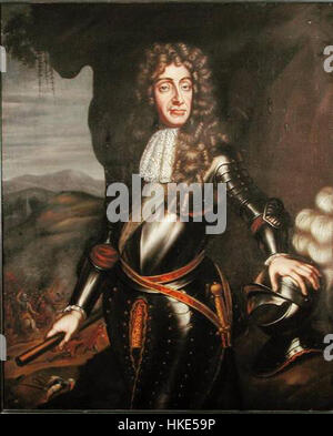 James II en armure Banque D'Images