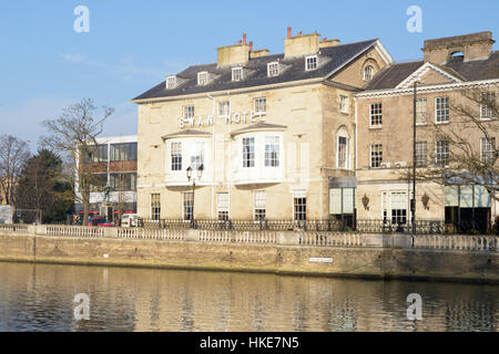 L'hôtel Swan à Bedford, Bedfordshire, Angleterre Banque D'Images