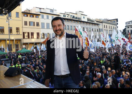 MATTEO SALVINI POLITIQUE ITALIEN LEGA NORD Banque D'Images