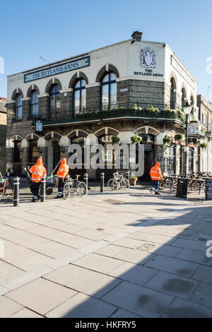 Le Rutland Arms public house à Hammersmith, Londres, UK SW Banque D'Images