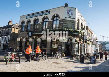 Le Rutland Arms public house à Hammersmith, Londres, UK SW Banque D'Images