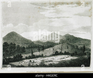 Kuchunlu Tepe and distant View of Gargarus (1824) d'Edward Daniel Clarke capture un paysage historique et pittoresque. La peinture reflète l’intérêt de l’artiste pour la géographie de la région et offre un aperçu du paysage du XIXe siècle Banque D'Images