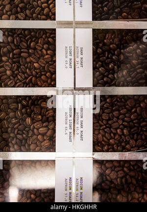 Grain de café torréfié Concept Photos Banque D'Images
