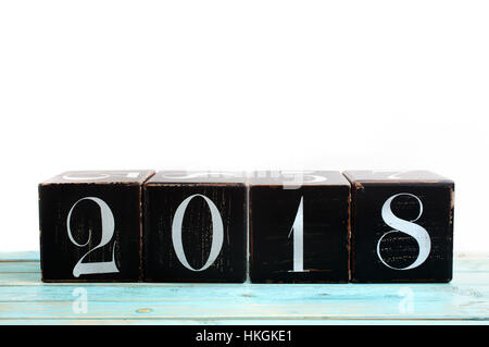 Bonne Année 2018 greeting Banque D'Images