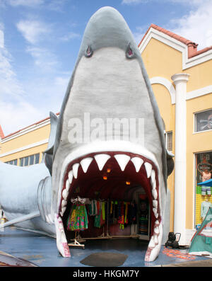 Requin géant dans un surf shop in Sneads Ferry Caroline du Nord. Banque D'Images