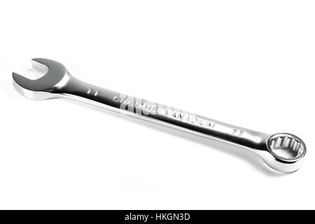 Clé mixte isolé sur fond blanc Banque D'Images