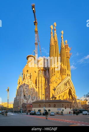 Sagrada Familia, Barcelona, Espagne Banque D'Images