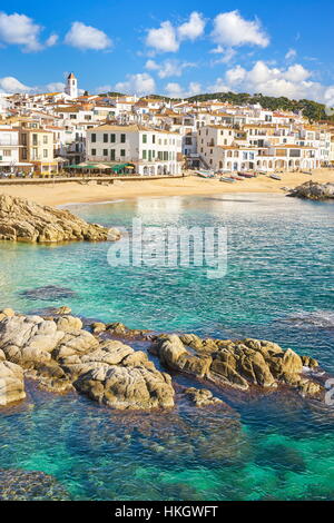 Calella de Palafrugell, Costa Brava, Catalogne, Espagne Banque D'Images