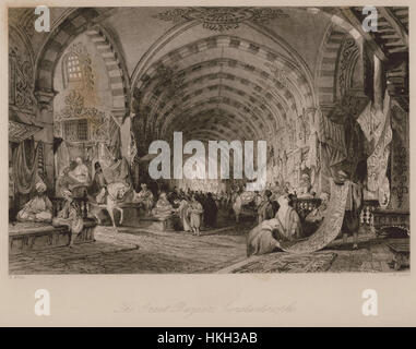 Le Grand Bazar, Constantinople Walsh Robert & Thomas Allom 1836 Banque D'Images