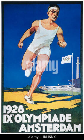 1928 Die Olympischen Spiele Amsterdam Banque D'Images