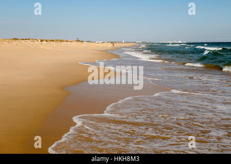 Praia de plage de Cacela Velha, Cacela Velha, Algarve, Portugal, Europe Banque D'Images