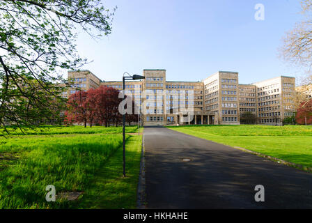 Frankfurt am Main : Ancien I.G. Farben-Haus, maintenant la fondation de la famille J. W. Université Goethe, nördlich des Stadtzentrums, Hesse, Hesse, Allemagne Banque D'Images