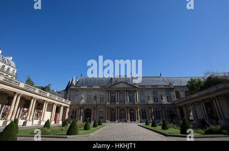 Paris, France, septembre 07, 2016 : l'intérieur et les détails de l'hôtel de Soubise, archives nationales, 07 septembre 2016, à Paris, France Banque D'Images