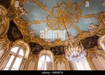 Paris, France, septembre 07, 2016 : l'intérieur et les détails de l'hôtel de Soubise, archives nationales, 07 septembre 2016, à Paris, France Banque D'Images