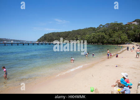 Clifton Gardens Beach à Chowder Bay dans le parc national de Sydney, Nouvelle-Galles du Sud, Australie, 2017 Banque D'Images