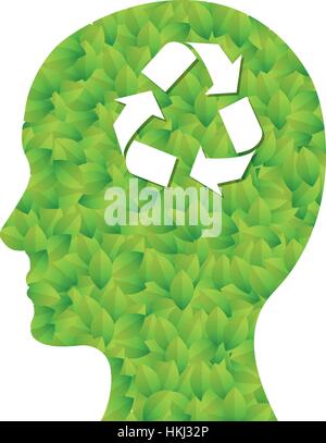 Image soins médicaux libre de droit de l'environnement pense vert, vector illustration Illustration de Vecteur