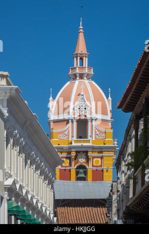 La Colombie, Carthagène, la cathédrale Banque D'Images