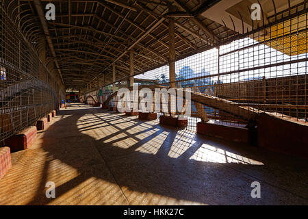 La gare centrale de Yangon, Mingalar Taung Nyunt au Myanmar Banque D'Images