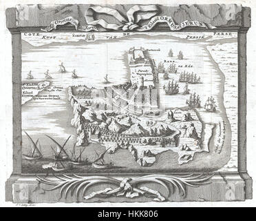 1750 Schley Site d'Ormus, Golfe Persique - Geographicus - Ormus-schley-1750 Banque D'Images