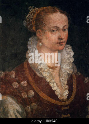 Alessandro Allori - Portrait de Bianca Cappello, deuxième épouse de François de Médicis - WGA0181 Banque D'Images