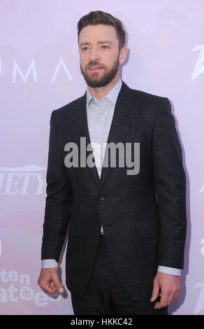 Hollywood, Etats-Unis. 28 janvier, 2017. Justin Timberlake. 2017 Célébration de la variété Brunch candidats pour le prix tenue au Kodak Theater à Hollywood, Etats-Unis. (Crédit Image : © Birdie Thompson/AdMedia via Zuma sur le fil) Banque D'Images