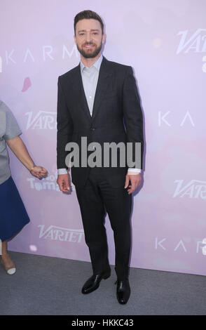 Hollywood, Etats-Unis. 28 janvier, 2017. Justin Timberlake. 2017 Célébration de la variété Brunch candidats pour le prix tenue au Kodak Theater à Hollywood, Etats-Unis. (Crédit Image : © Birdie Thompson/AdMedia via Zuma sur le fil) Banque D'Images