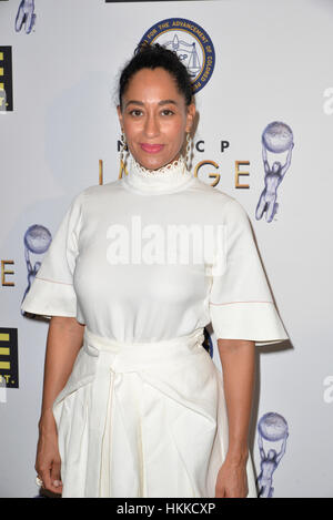 Hollywood, Etats-Unis. 28 janvier, 2017. Tracee Ellis Ross à la 48ème NAACP Image Awards nominés déjeuner à l'hôtel Loews Hollywood Hotel à Hollywood, Californie. Credit : Koi Sojer/Snap'n u Photos/media/Alamy Punch Live News Banque D'Images