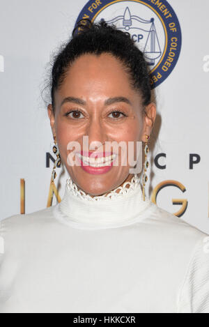 Hollywood, Etats-Unis. 28 janvier, 2017. Tracee Ellis Ross à la 48ème NAACP Image Awards nominés déjeuner à l'hôtel Loews Hollywood Hotel à Hollywood, Californie. Credit : Koi Sojer/Snap'n u Photos/media/Alamy Punch Live News Banque D'Images