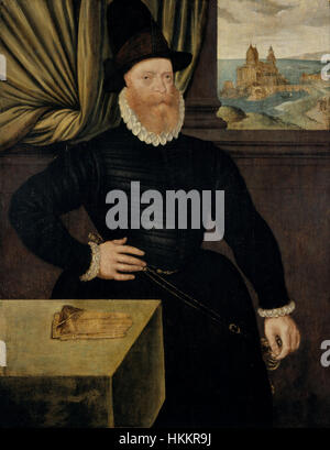 Attribuée à Arnold Bronckorst - James Douglas, 4e comte de Morton, environ 1516 - 1581. Régent d'Écosse - Google Art Project Banque D'Images