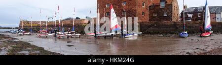 Topper dériveurs à sail training day Banque D'Images