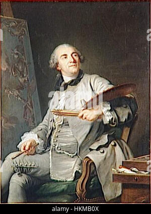 Guillaume Voiriot - Portrait de Jean-Baptiste Marie Pierre Banque D'Images