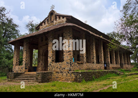 Église de Debre Birhan Sélassié (Trinité et la montagne de lumière), Gondar, Éthiopie Banque D'Images