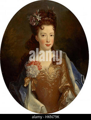 Princess Louisa Maria Teresa Stuart par Alexis Simon belle 1704 Banque D'Images