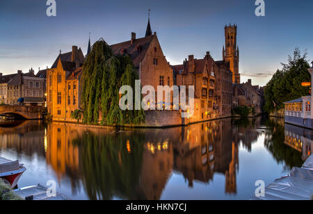 Avis de Belfort à Bruges, Belgique Banque D'Images