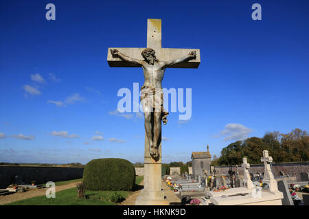 Jésus Christ sur la croix. Banque D'Images