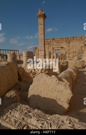 L'antique cité de Palmyre en Syrie Banque D'Images