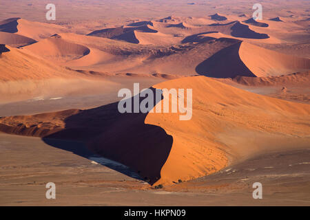 Dunes de sable, d'argile blanche, le sel pan pan, Deadvlei, Sossusvlei, désert du Namib, Namibie Namib Naukluft, Pk, par Monika Hrdinova/Dembinsky Assoc Photo Banque D'Images