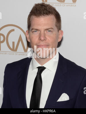 Kevin J. Walsh arrive au 28e Congrès annuel de la Guilde des producteurs Awards au Beverly Hilton Hotel à Beverly Hills, Californie le 28 janvier 2017. Banque D'Images