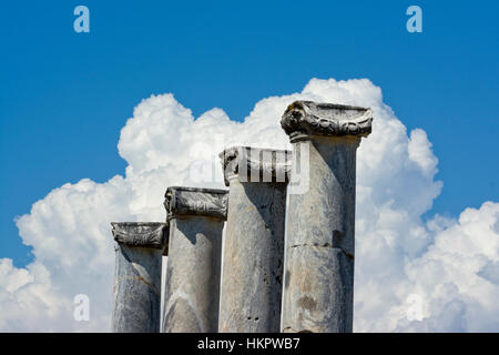 Perge greek & roman historique ancienne majestueuse ville détruite en Turquie Banque D'Images