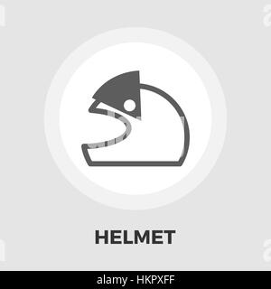 Casque de moto icon vector. L'icône de la télévision isolé sur fond blanc. Fichier EPS modifiables. Vector illustration. Illustration de Vecteur