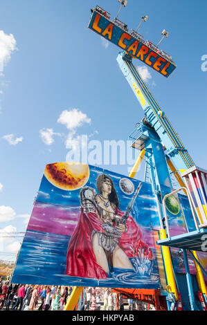 La foire de Séville (officiellement feria de abril de Sevilla, 'Seville Foire d'avril') se tient dans la capitale andalouse Séville. Banque D'Images