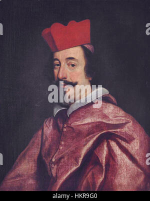 Le Cardinal Alfonso Litta de Giovanni Battista Gaulli (il Baciccio) Banque D'Images
