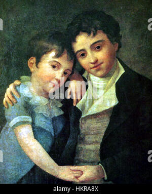 Carl et Franz Xaver Mozart Banque D'Images
