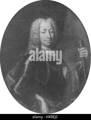 Cette peinture à l'huile du XVIIIe siècle représente Charles Emmanuel III de Sardaigne en armure complète, mettant en valeur l'apparence royale du monarque et sa signification historique dans le contexte de la cour royale de Turin. Banque D'Images