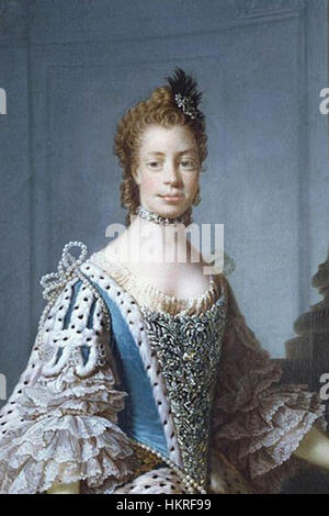 Charlotte de Mecklembourg-strelitz - 1760-1800-culture Banque D'Images